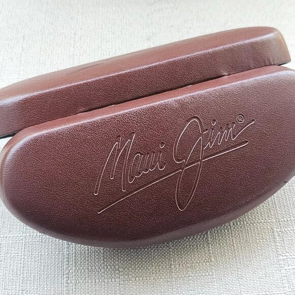Maui Jim Hard Case For Sunglasses Brown Case Glasses Case only - Picture 9 of 9